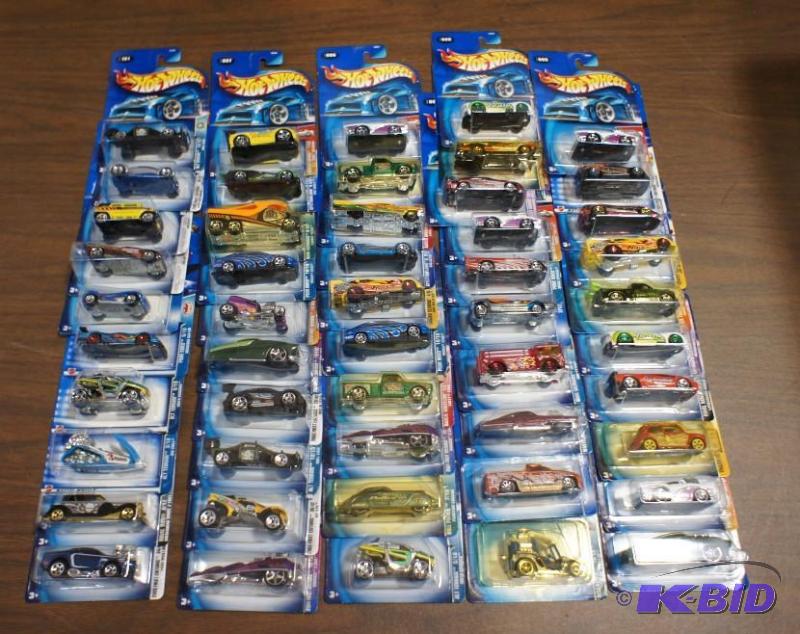 Lot of (50) Hot Wheels, Various Years, Makes,...