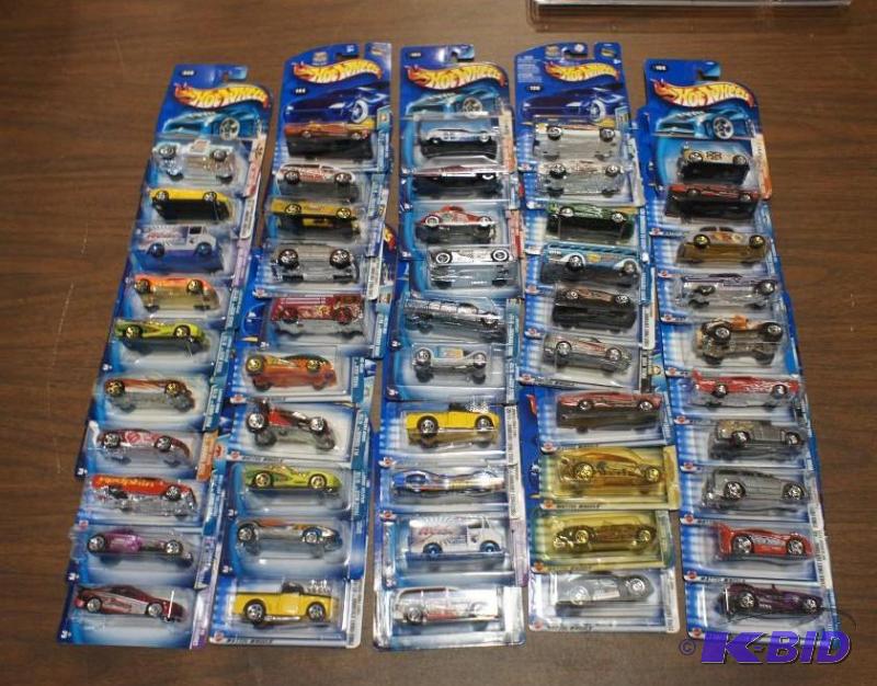 Lot of (50) Hot Wheels, Various Years, Makes,...