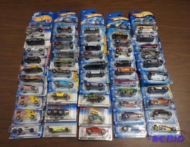 Lot of (50) Hot Wheels, Various Years, Makes,...