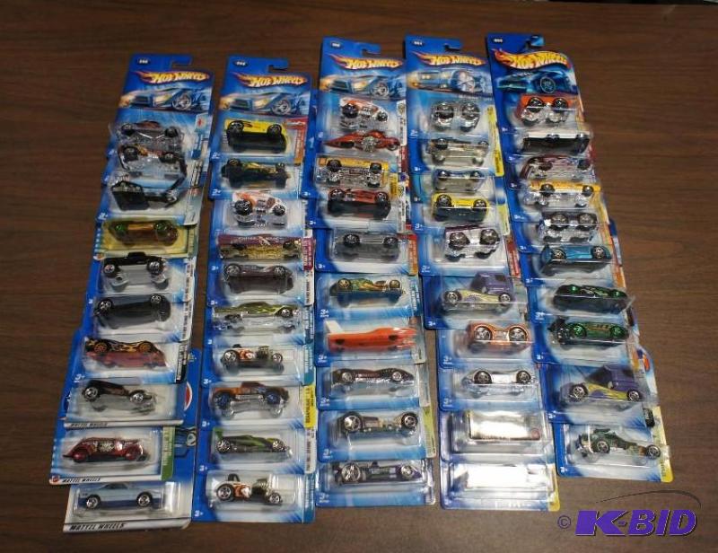 Lot of (50) Hot Wheels, Various Years, Makes,...