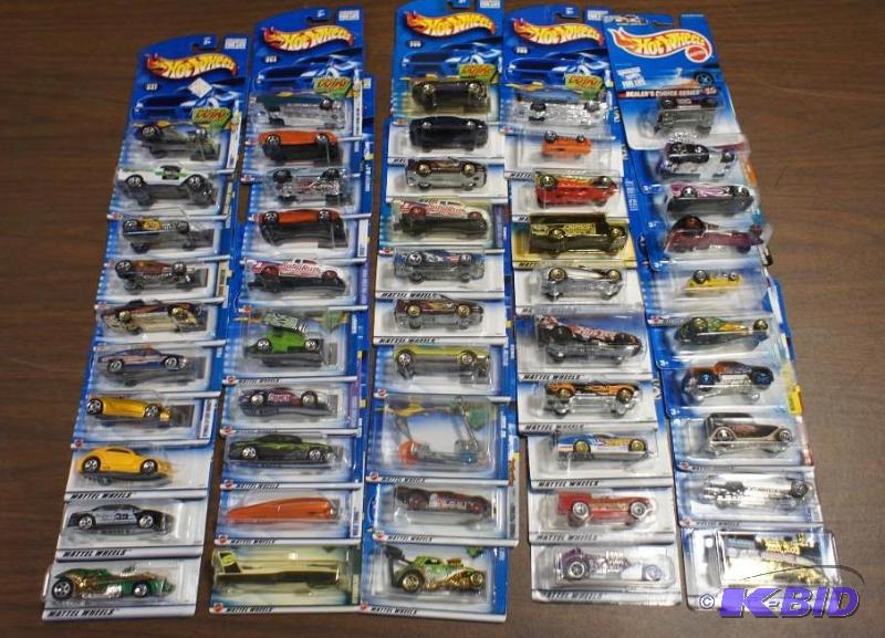 Lot of (50) Hot Wheels, Various Years, Makes,...