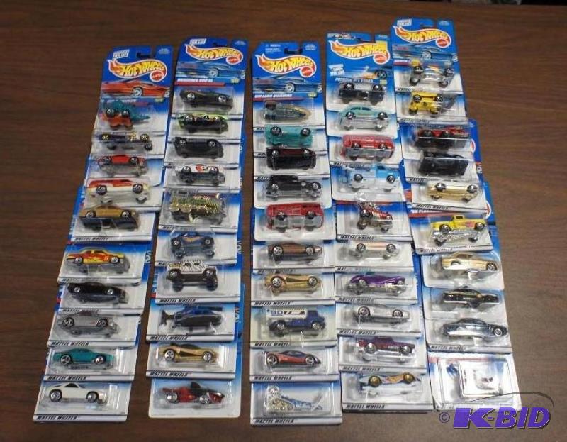 Lot of (50) Hot Wheels, Various Years, Makes,...
