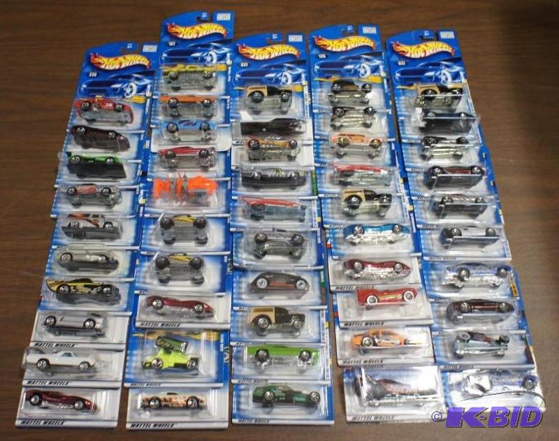 Lot of (50) Hot Wheels, Various Years, Makes,...
