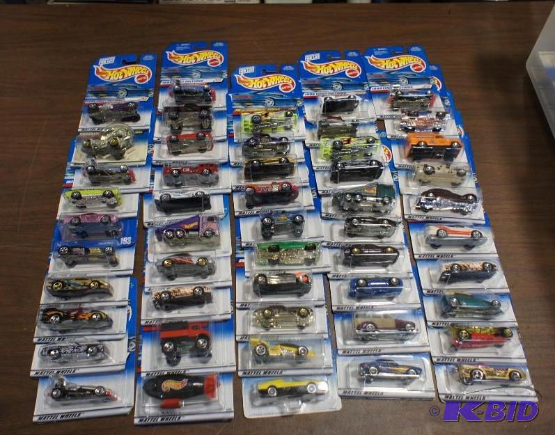 Lot of (50) Hot Wheels, Various Years, Makes,...