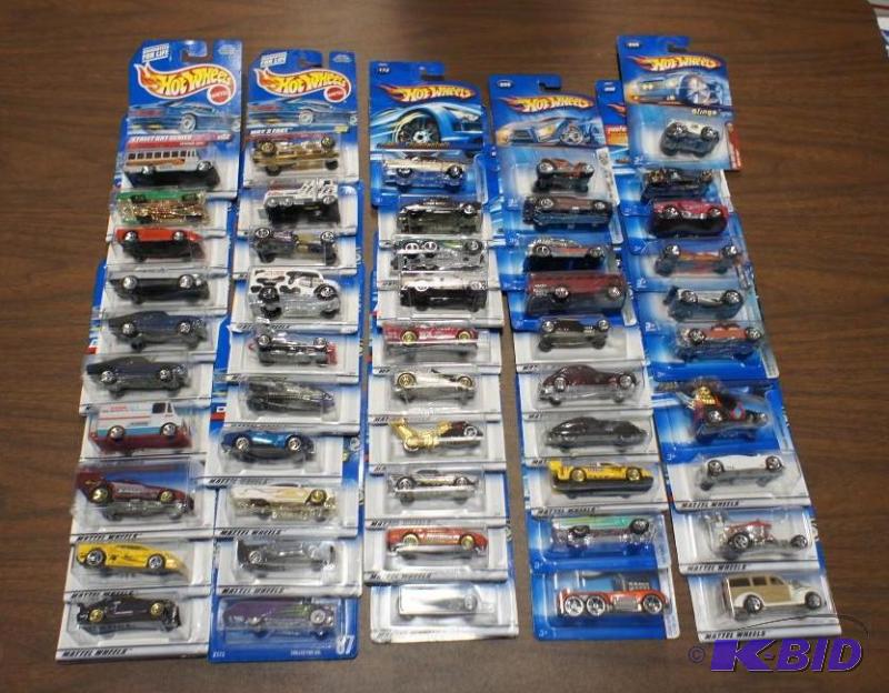 Lot of (50) Hot Wheels, Various Years, Makes,...