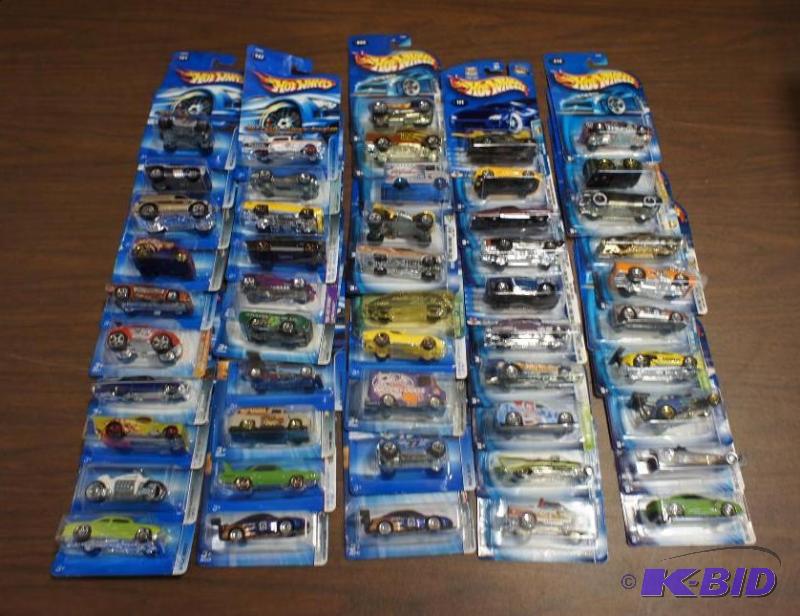 Lot of (50) Hot Wheels, Various Years, Makes,...