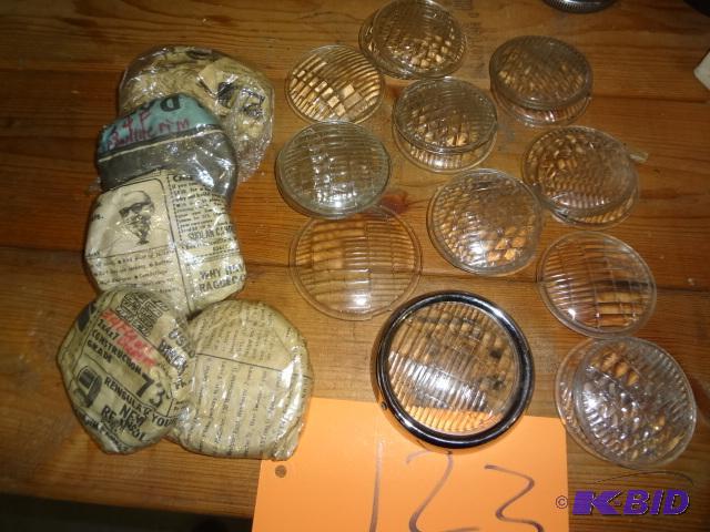lot 123 image: 34 Ford Cowl Light Rings and Lens...