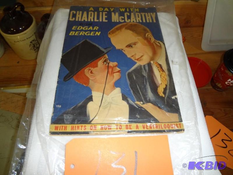 lot 131 image: A Day with Charley McCarthy, 1938, original, ...