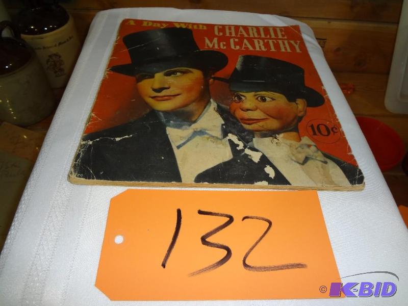 lot 132 image: A Day with Charley McCarthy, 1938, original, ...