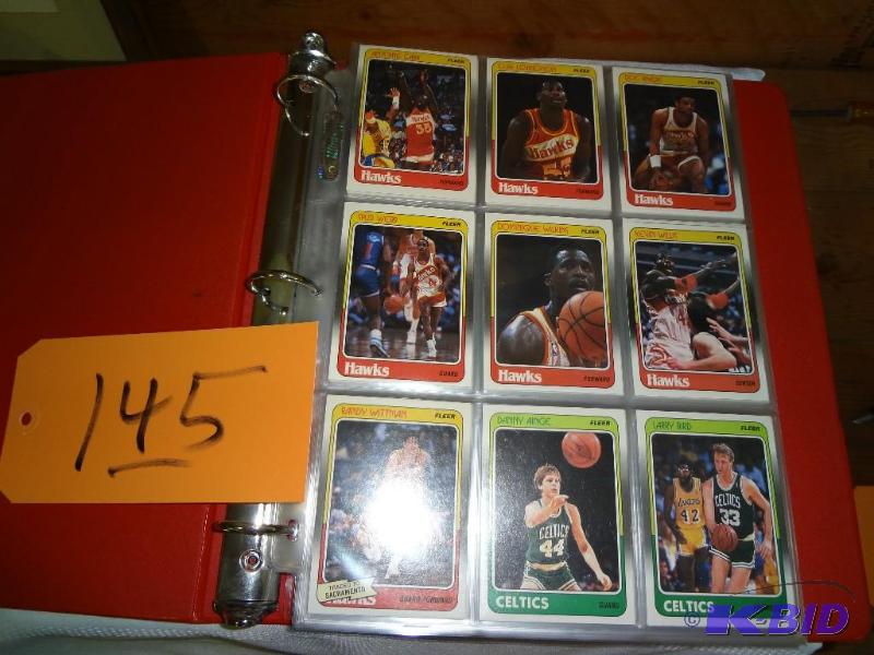lot 145 image: Lot of 1988 Fleer Basketball cards...