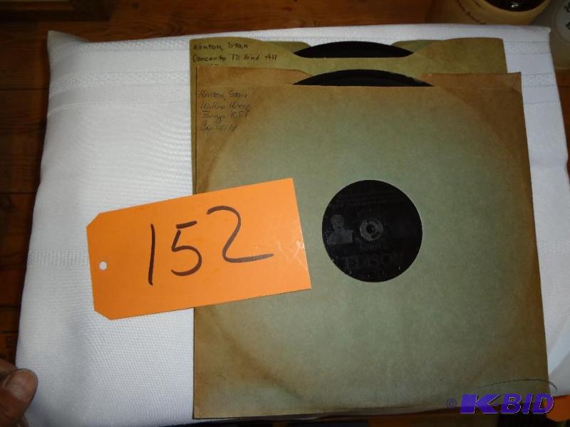 lot 152 image: Two Stan Kenton, Edison 78s...