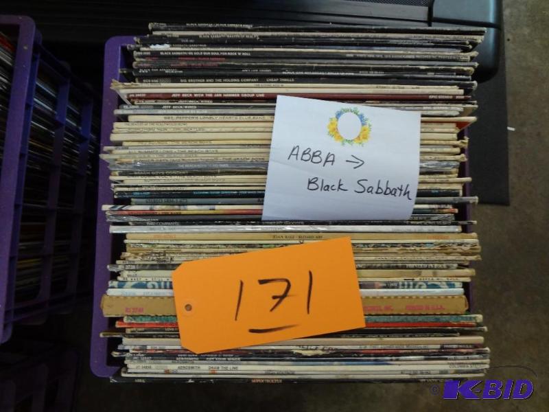 lot 171 image: Lps Abba-Black Sabbath, there is an unopened...