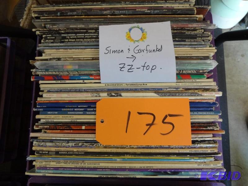 lot 175 image: Lps Simon and Garfunkel to ZZ-Top. Click on ...