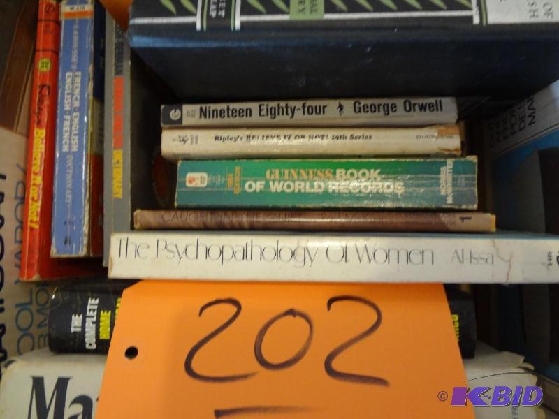 lot 202 image: Books...