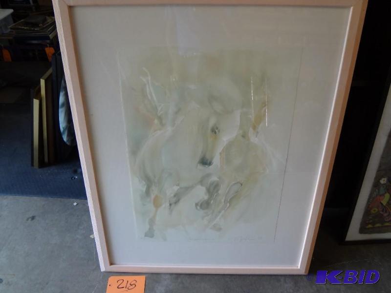 lot 218 image: Fabulous Horse Print...