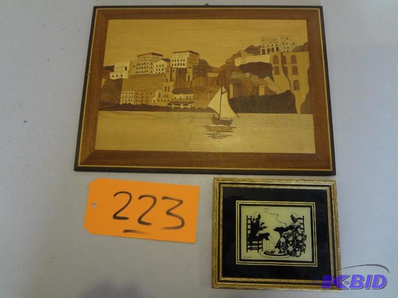 lot 223 image: Inlay, Old Silhouette...