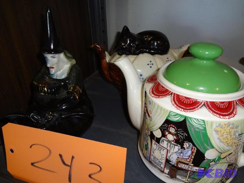 lot 243 image: (3) English Tea Pots...
