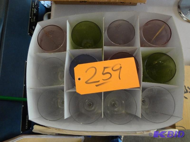 lot 259 image: Very Nice Crystal Wine Glasses...