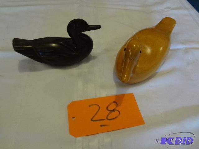 lot 28 image: Wooden Ducks...