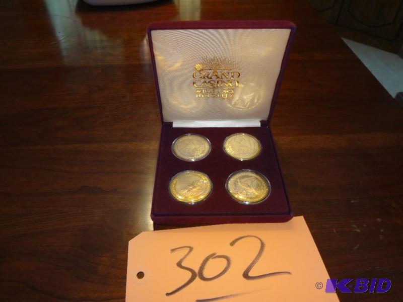 lot 302 image: Grand Casino 1995 Wildlife Collectors $5.00 ...