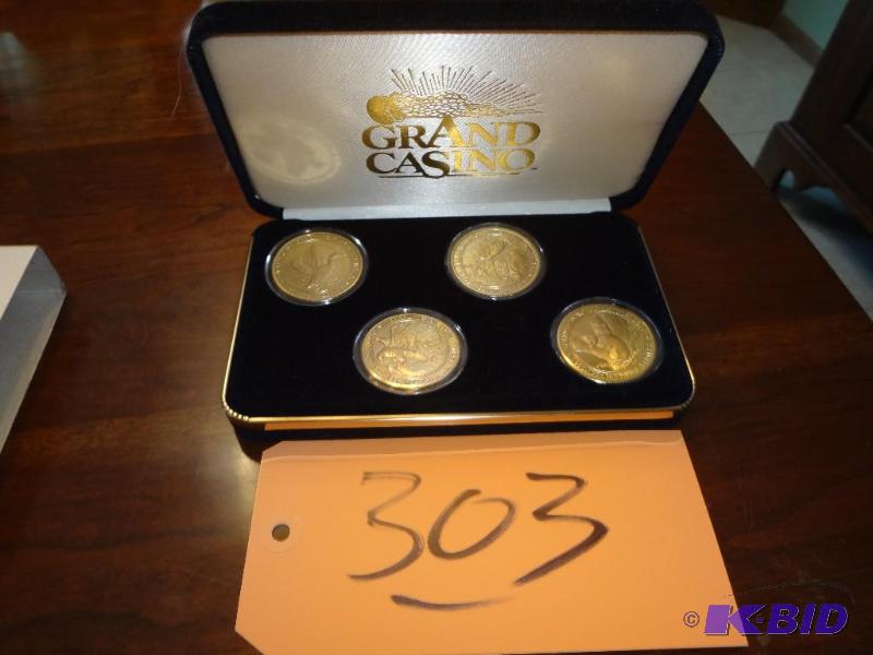 lot 303 image: Grand Casino 1995  96 Wildlife Collectors $5...
