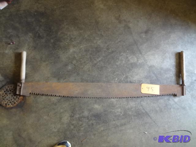 lot 45 image: Antique Saw...