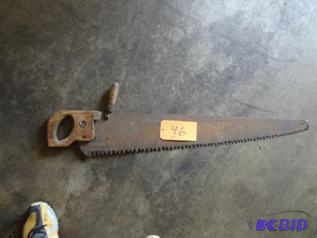 lot 46 image: Antique Saw...
