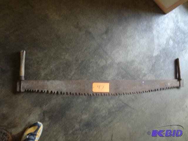 lot 47 image: Antique Saw...
