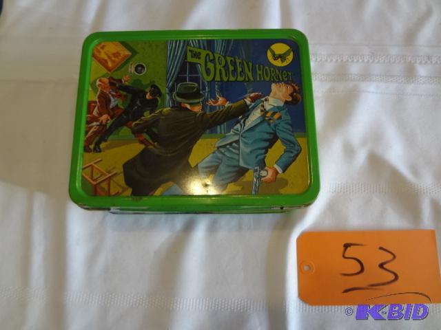 lot 53 image: Green Hornet Lunch Box, Real...