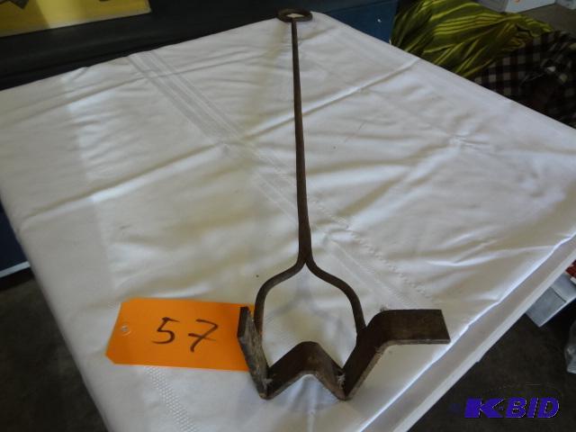 lot 57 image: Branding Iron, Flying W, real...