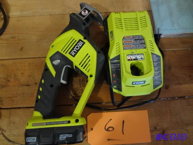 lot 61 image: Ryobi Saw...