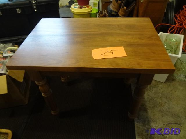 lot 75 image: Sturdy Small Table...