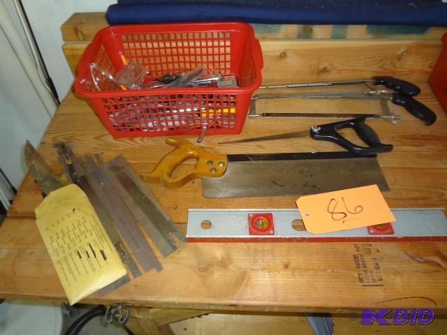 lot 86 image: Lot of Saws ans Tools...