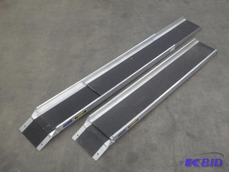 lot 108 image: Set Of Extendable Aluminum Utility Ramps...