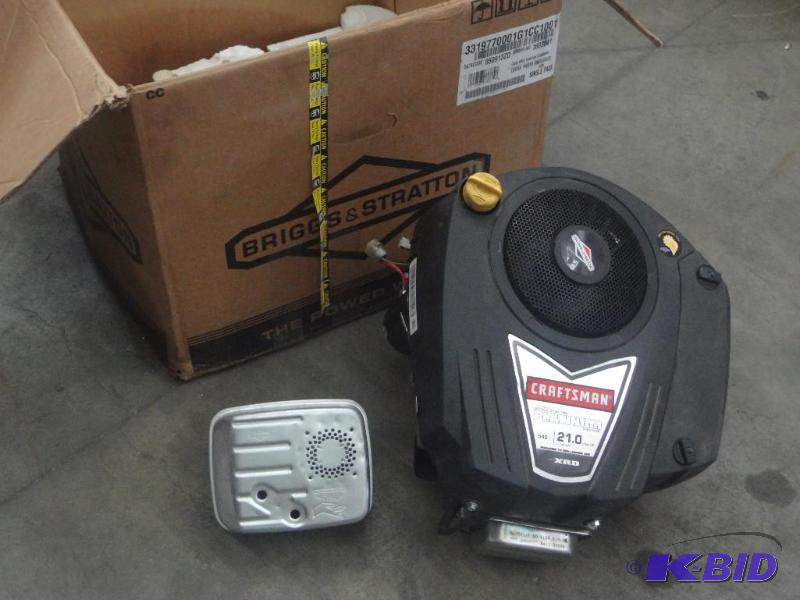 lot 8 image: Craftsman XRD 21HP Lawn Mower Engine (Runs)...