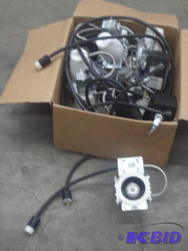 lot 95 image: Box Lot Of 4" Recessed Light Sets...
