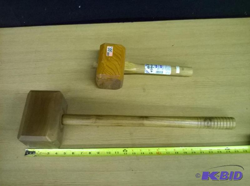 Wooden Mallets or Hammers, Made in Japan...