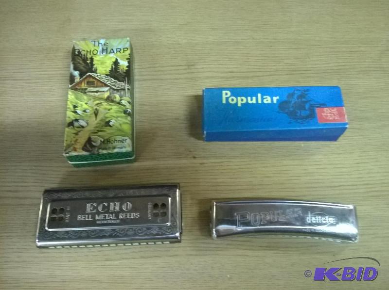 Harmonicas, Lot of 2, Popular Delicia Harmoni...