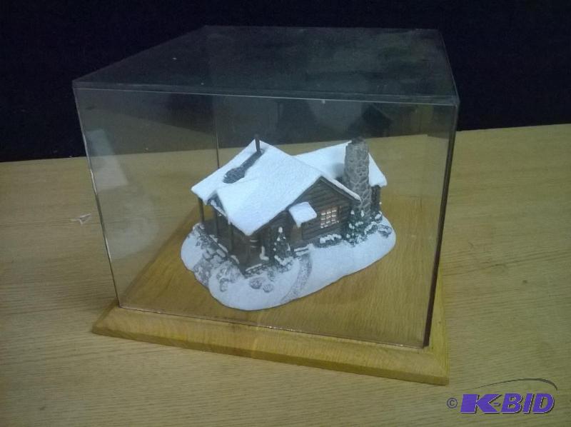 Terry Redlin Evening with Friends Model Cabin...