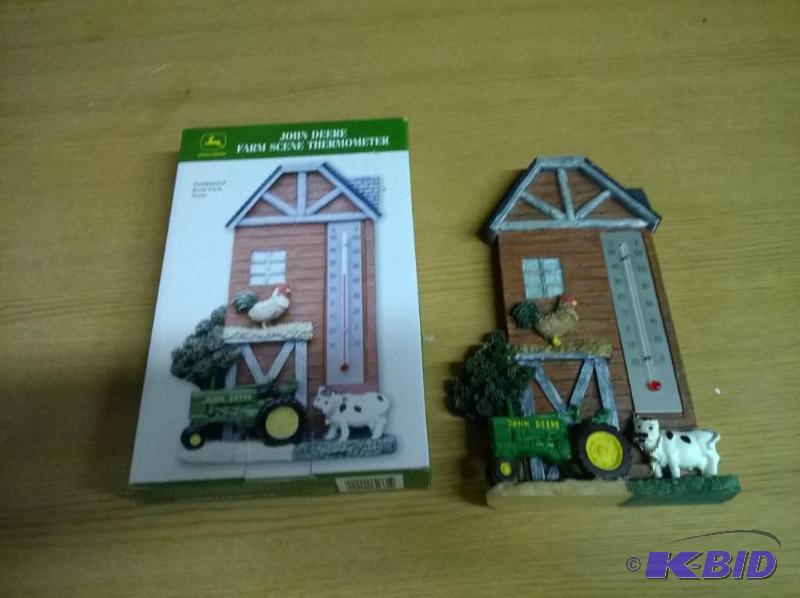 John Deere Farm Scene Thermometer...