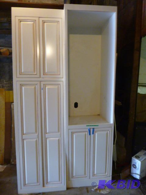 2 Large Cabinets 102&quot X 28&quot X 25&qu...