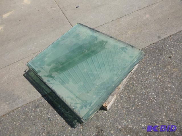 5 Sheets of Glass 33 12&quot X 33&quot and...