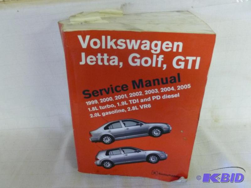 lot 148 image: Volkswagen, Jetta, Golf, GTI car service manu...