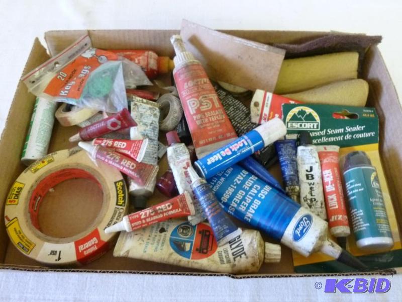 lot 168 image: Large lot of mechanics shop items, some items...