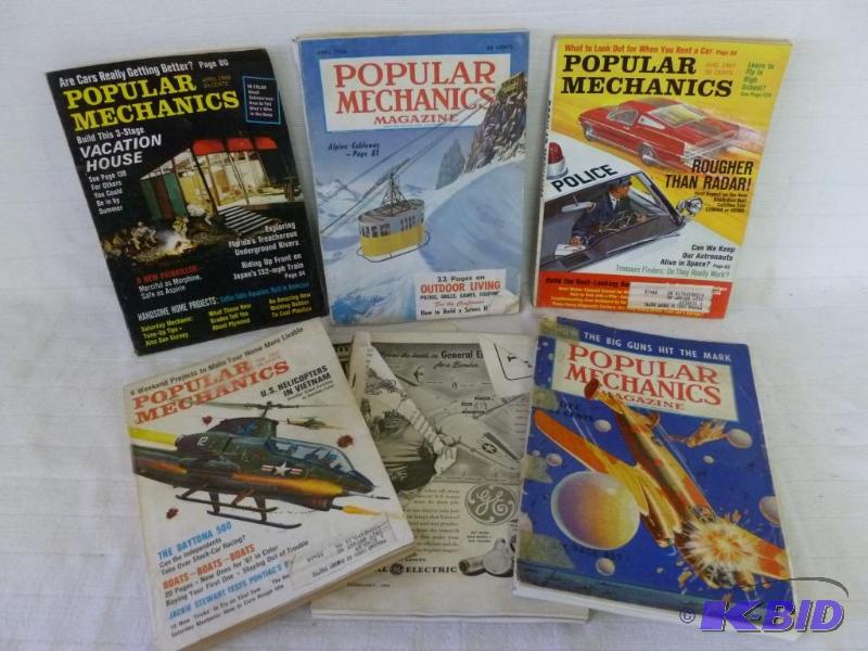 lot 231 image: Lot of six Popular Mechanics magazines - 1950...