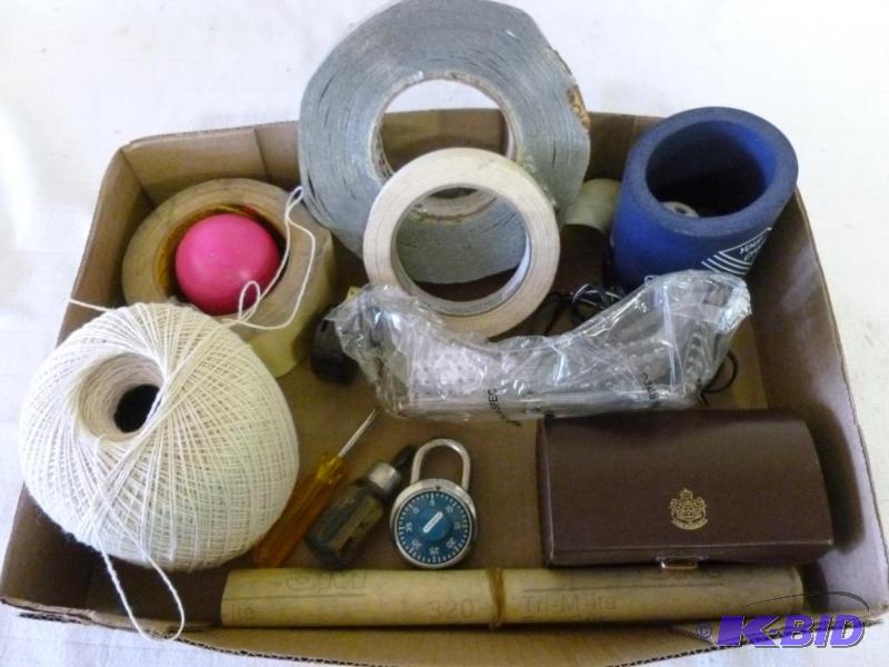 lot 236 image: This lot consists of screwdrivers, tape, stri...