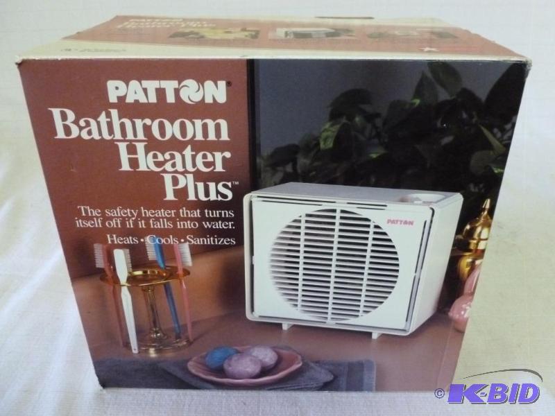 lot 268 image: Patton bathroom heater plus - heats, cools an...