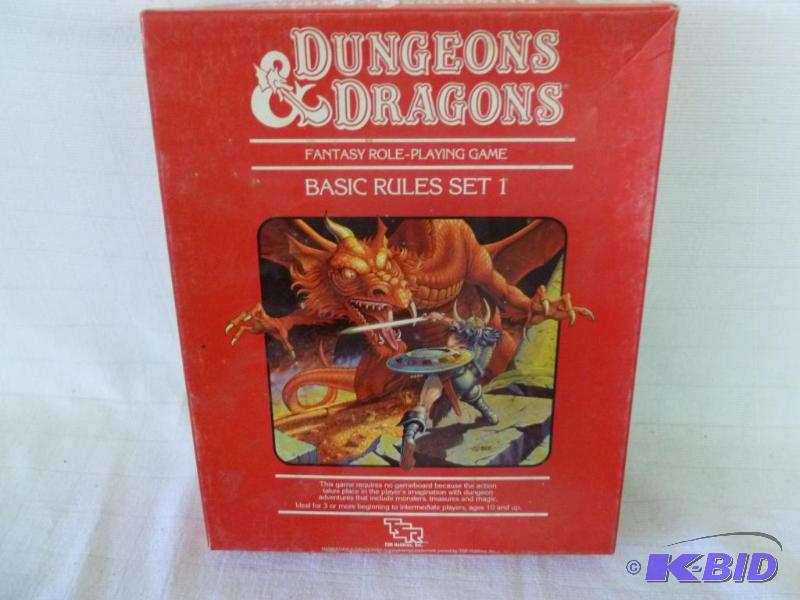 lot 278 image: Collectible TSR 1980 Dungeons & Dragons f...
