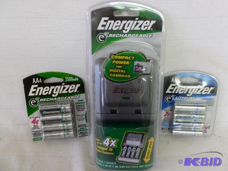 lot 287 image: Energizer rechargeable battery plugin and two...