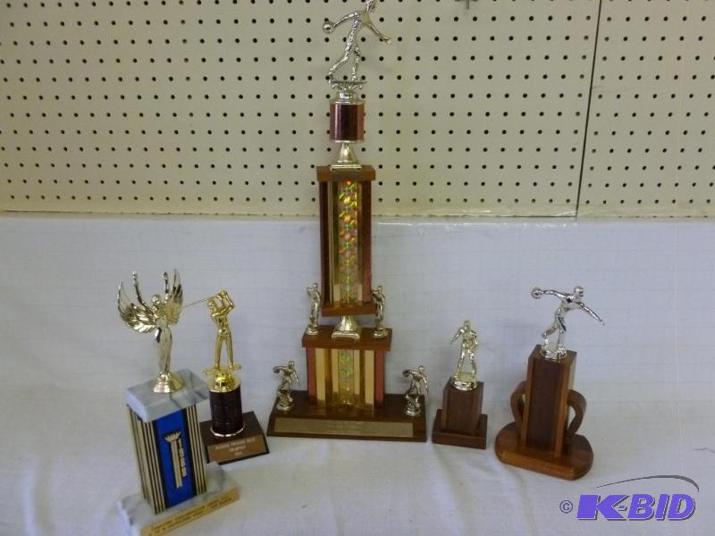lot 296 image: Lot of five collector trophies....